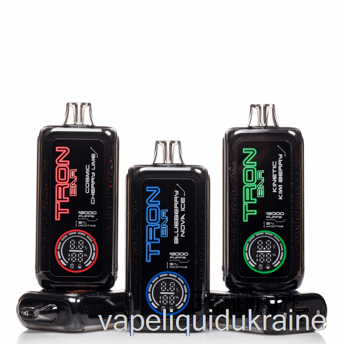 Vape Liquid Ukraine TRON BAR 12K Disposable Neon Mint Ice